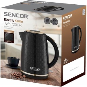 Electric, plastic kettle SENCOR SWK 7201BK, 1.7 l 3