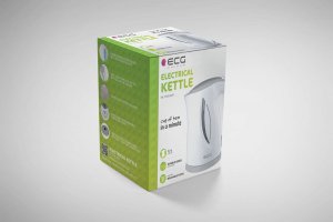 Electric, plastic kettle ECG RK 1758, gray, 1.7 l 8