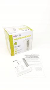 Electric, plastic kettle ECG RK 1022, blue, 1 l 15