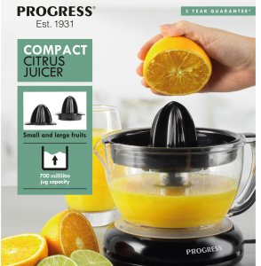 Elektryczna wyciskarka do cytrusów 40 W Progress, 700 ml 8