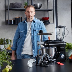 Robot planetarny Lovio Mikser planetarny Robot kuchenny LOVIO ChefAssistant Plus czarny LVSTM02PBK 4