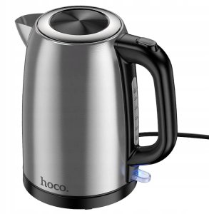 HOCO czajnik elektryczny ze stali nierdzewnej 1,7L HE12 stalowy 2
