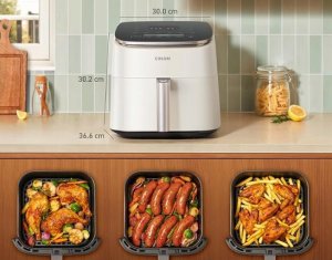 Frytkownica beztłuszczowa Cosori Turboblaze Airfryer Frytkownica 9w1 XXL 6l 87 przepisów 1725W nowa 2