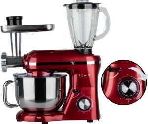 Mikser planetarny Robot kuchenny LOVIO ChefAssistant Plus czerwony LVSTM02PRD 9