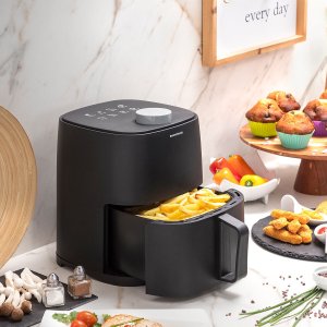 Frytkownica  Airfryer InnovaGoods Czarny 1200W 2L 1