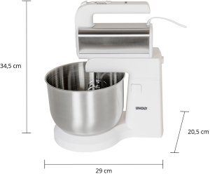 Unold 78720  Hannah         weiß Handmixer mit Rührschüssel 12