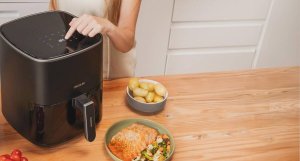 Frytkownica beztłuszczowa Cecotec Frytkownica Beztłuszczowa Cecofry Fantastik 5500 5.5l Czarna 5