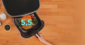 Frytkownica beztłuszczowa Cecotec Frytkownica Beztłuszczowa Cecofry Fantastik 5500 5.5l Czarna 6