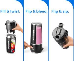 nutribullet Flip NBP016B Tragbarer Smoothie Maker 2