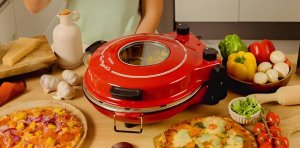 Cecotec Piec do pizzy Fun Pizza&Co Mamma Mia Vista średnica 32 cm Czerwony 2