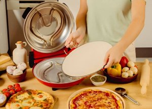 Cecotec Piec do pizzy Fun Pizza&Co Mamma Mia Vista średnica 32 cm Czerwony 7