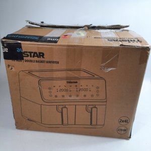 Tristar Double Basket Airfryer | FR-9026 | Power 2700 W | Capacity 8 L | Black 8