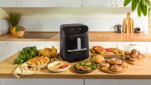 Frytkownica beztłuszczowa CECOTEC FoodCourt 11000 Connected z podwójnym koszem 11l 13