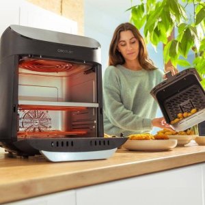 Frytkownica beztłuszczowa CECOTEC FoodCourt 11000 Connected z podwójnym koszem 11l 2