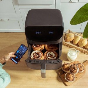 Frytkownica beztłuszczowa CECOTEC FoodCourt 11000 Connected z podwójnym koszem 11l 4