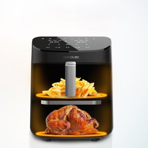 Frytkownica beztłuszczowa CECOTEC FoodCourt 11000 Connected z podwójnym koszem 11l 6