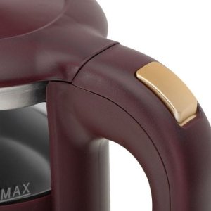 Adler Czajnik elektryczny szklany LED z regulacją temperatury 1,7L AD 1305 burgundy 4