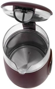 Adler Czajnik elektryczny szklany LED z regulacją temperatury 1,7L AD 1305 burgundy 7