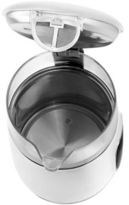 Adler Czajnik elektryczny szklany LED z regulacją temperatury 1,7L AD1305 White/Silver 6