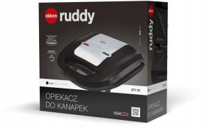 Opiekacz Eldom Opiekacz Do Kanapek Tostów Sandwich 750W Nieprzywierająca Powłoka Granitowa 15