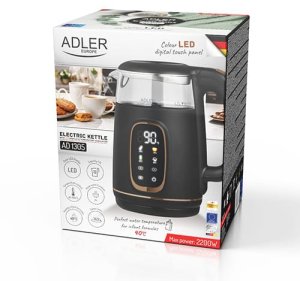 Czajnik Adler AD 1305 Czarny matowy 2