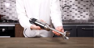 BLENDER RĘCZNY 850W TURBO STAL INOX 12