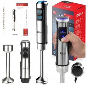 BLENDER RĘCZNY 850W TURBO STAL INOX 2