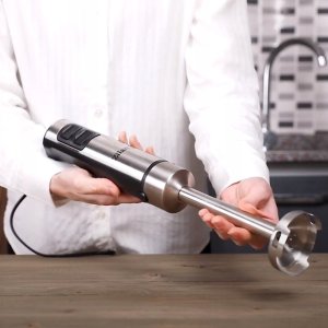 BLENDER RĘCZNY 850W TURBO STAL INOX 9