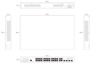 Managed Layer 2+ Switch, 24 2