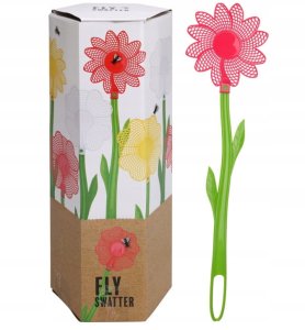 Łapka packa na muchy w kształcie kwiatka 48x12 cm 1