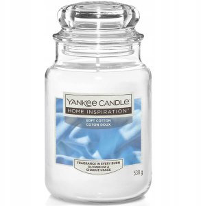 Yankee Candle Home Inspiration Soft Cotton Świeca Duża 538g 1