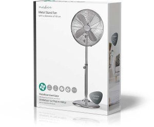 Wentylator Nedis Wentylator stojący 50W chrom 4