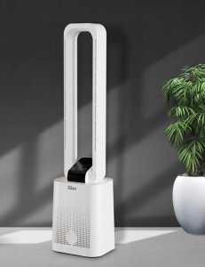 WENTYLATOR KOLUMNOWY BEZŁOPATKOWY 97CM CICHY PANEL DOTYKOWY + PILOT 50W 6