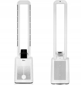 WENTYLATOR KOLUMNOWY BEZŁOPATKOWY 97CM CICHY PANEL DOTYKOWY + PILOT 50W 7