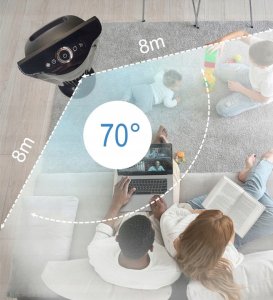 WENTYLATOR KOLUMNOWY CZARNY XXL 110CM JONIZACJA 60W PILOT 4