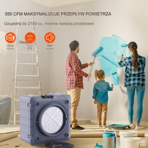Oczyszczacz Powietrza 550 CFM 3