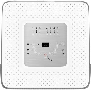 Klimatyzator przenośny domowy pokojowy Osuszacz powietrza Grzanie Chłodzenie 3kW AIWA-PAC10Y2 4
