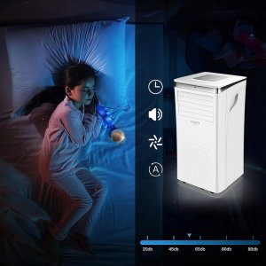 Klimatyzator przenośny domowy pokojowy Osuszacz powietrza Grzanie Chłodzenie 3kW AIWA-PAC10Y2 8