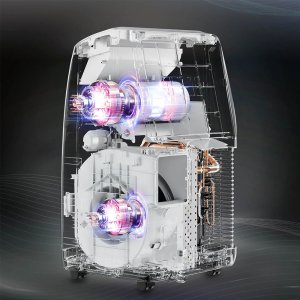 Klimatyzator przenośny domowy pokojowy Osuszacz powietrza Chłodzenie Grzanie 4,7kW AIWA-PAC16Y2 7