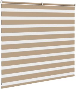 vidaXL Roleta zebra, 165x100 cm, szerokość tkaniny 160,9 cm, poliester 4