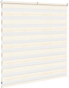 vidaXL Roleta zebra, 145x100 cm, szerokość tkaniny 140,9 cm, poliester 4