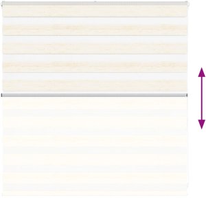 vidaXL Roleta zebra, 145x100 cm, szerokość tkaniny 140,9 cm, poliester 5