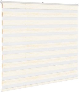 vidaXL Roleta zebra, 155x100 cm, szerokość tkaniny 150,9 cm, poliester 3