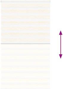 vidaXL Roleta zebra, 135x200 cm, szerokość tkaniny 130,9 cm, poliester 5