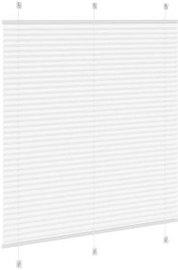 vidaXL Roleta plisowana biała 120x150 cm Szerokość tkaniny 119,4 cm 4