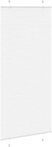 vidaXL Roleta plisowana biała 95x200 cm Szerokość tkaniny 94,4 cm 3
