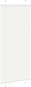 vidaXL Roleta plisowana biała 95x200 cm Szerokość tkaniny 94,4 cm 4
