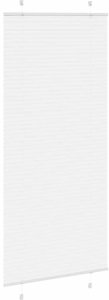 vidaXL Roleta plisowana biała 85x200 cm Szerokość tkaniny 84,4 cm 3