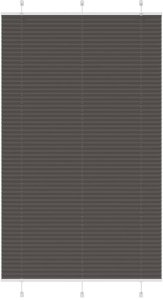 Roleta plisowana czarna 120x200 cm Szerokość tkaniny 119,4 cm Lumarko! 1