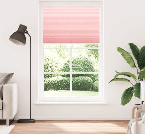 vidaXL Roleta plisowana różowa 120x200 cm Szerokość tkaniny 119,4 cm 2